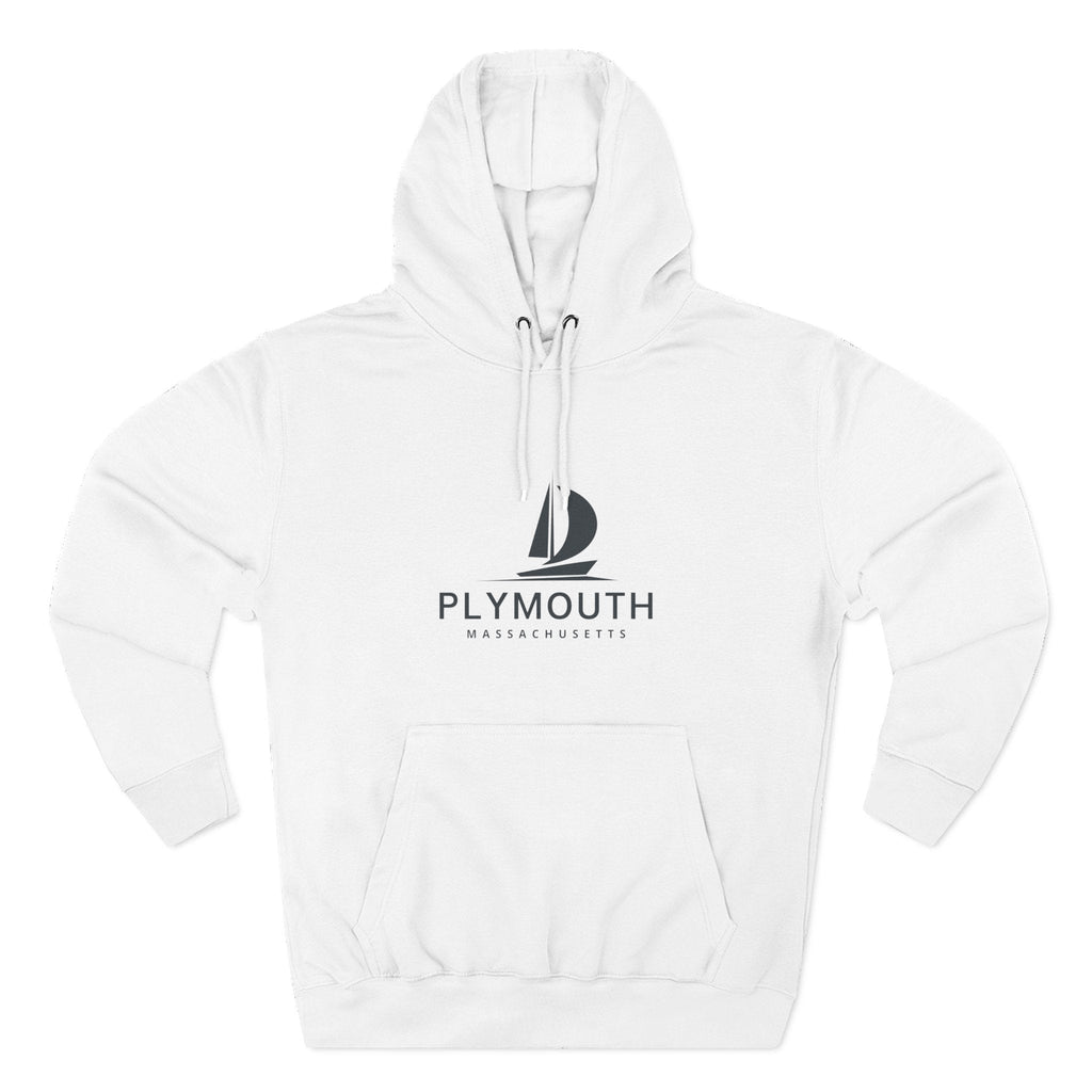 Plymouth Inspired Fleece Hoodie, Casual Wear, Relaxation, Gift for Autumn Lovers, Travel Essential