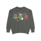 Halloween Nurse Sweatshirt, Spooky Medical Apparel, Unisex Garment-Dyed Hoodie, Nurse Gift, Fall Fashion Sweatshirt