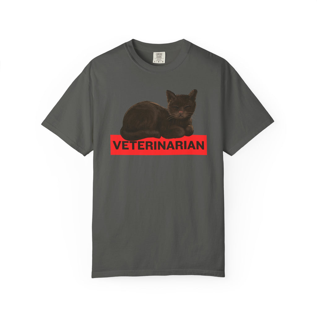 Veterinarian Cat T-Shirt, Funny Animal Lover Tee, Pet Owner Gift, Cute Vet Shirt, Unique Veterinary Apparel, Animal Rescue Shirt