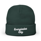 Everglades City Cozy Embroidered Knit Beanie | Winter Hat, Casual Fashion Accessory, Gift for Him/Her, Cozy Style, Outdoor Wear