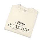 Plymouth Chill Vibes Tee - Unisex Garment-Dyed T-shirt for Autumn Lovers, Casual Wear, Gifts for Him/Her