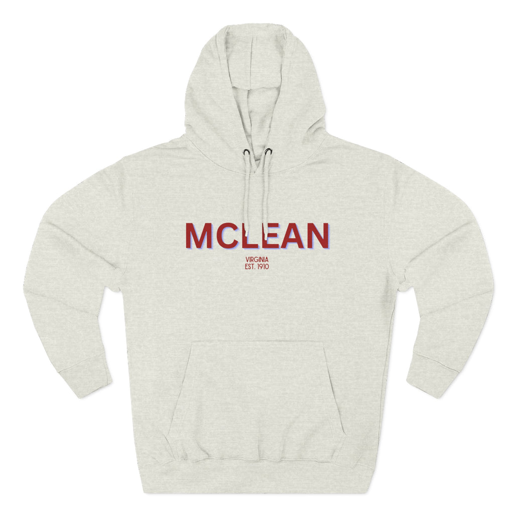 McLean Fleece Hoodie, Casual Sweatshirt, Cozy Layering Piece, Perfect Gift for All Occasions, Stylish Streetwear