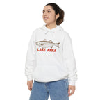 Lake Anna Fish Hoodie, Casual Pullover, Unisex Sweatshirt, Outdoor Apparel, Gift for Fishermen, Lake Lover Hoodie