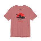 Lake Gaston Tee - Kayaking Graphic Unisex Jersey Short Sleeve Shirt, Outdoor Adventure Gift, Summer Vibes, Lake Lover Apparel