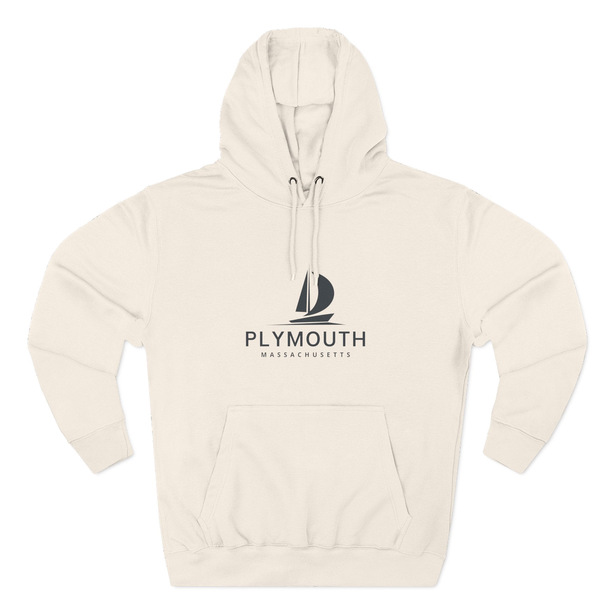 Plymouth Inspired Fleece Hoodie, Casual Wear, Relaxation, Gift for Autumn Lovers, Travel Essential