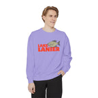 Lake Lanier Fish Sweatshirt | Unisex Garment-Dyed Apparel | Cozy Lake Life Gift, Relaxed Weekend Wear, Fishing Enthusiast Gear