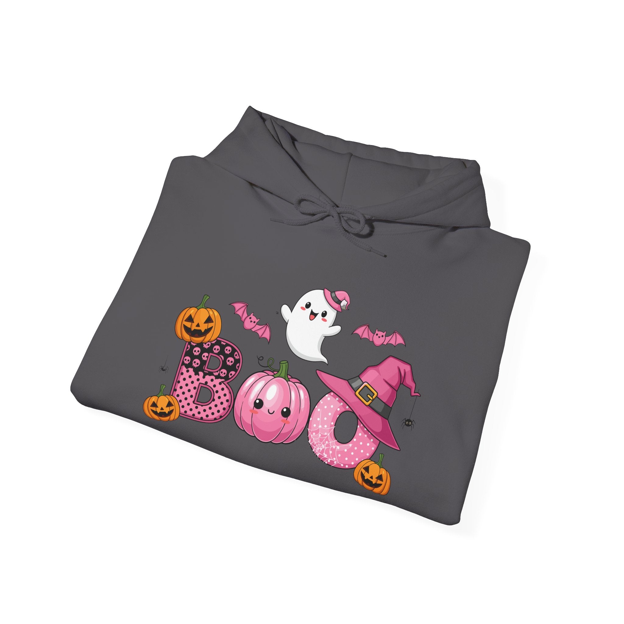 Halloween Boo Sweatshirt, Unisex Hoodie for Fall, Cozy Ghost Design, Cute Autumn Apparel, Halloween Costume
