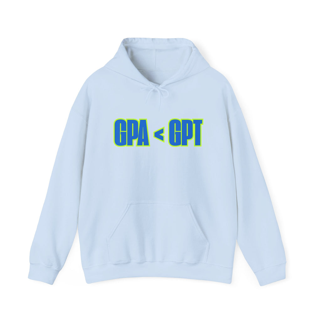 4.0 GPA < GPT 5.0 - Trendy GPA < GPT Sweatshirt for Students, Gift for College, Casual Wear, Study Sessions, Graduation
