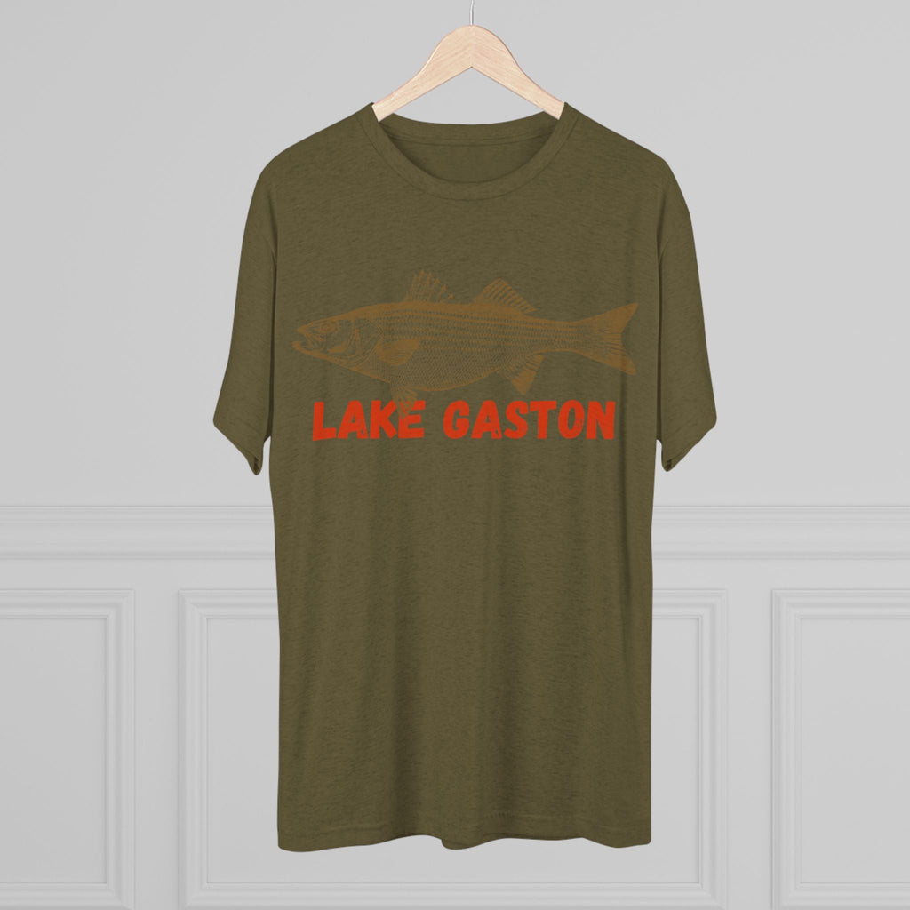 Lake Gaston Fishing Tee, Unisex Crew Neck Shirt, Summer Lake Apparel, Gift for Fishermen, Outdoor Adventure T-Shirt, Lake House Style