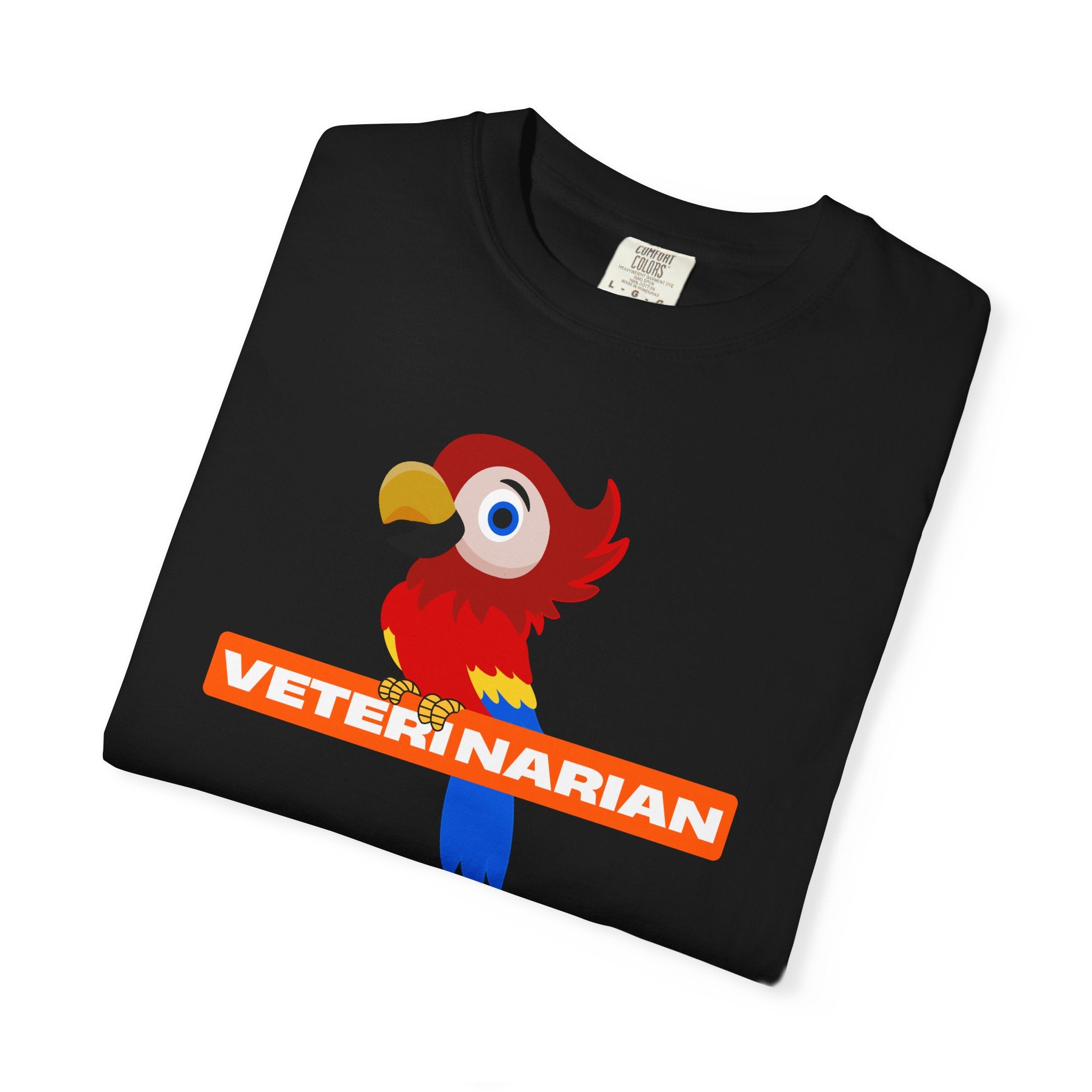 Veterinarian Parrot T-Shirt | Cute Animal Lover Shirt, Unisex Teen Gift, Animal Care Apparel, Funny Pet Shirt, Veterinary Gifts