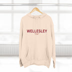 Wellesley Fleece Hoodie, Casual Sweatshirt, Cozy Layering Piece, Perfect Gift for All Occasions, Stylish Streetwear