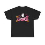 Halloween Ghostly Boo Tee, Unisex Halloween T-Shirt, Trick or Treat Shirt, Spooky Season Apparel, Cute Halloween Gift