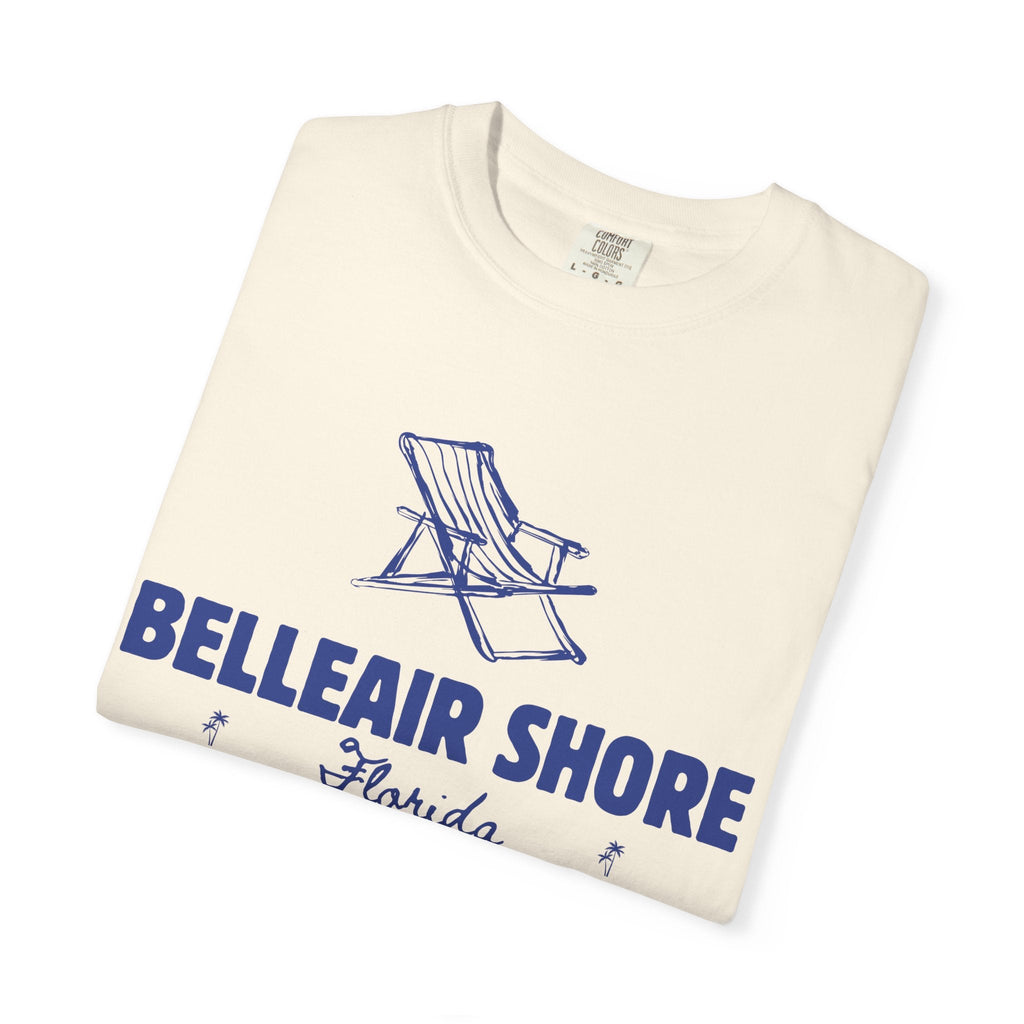 Belleair Shore - Unisex Garment-Dyed T-shirt, Casual Outfit, Gift for Nature Lovers, Vacation Essentials