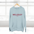 Wellesley Fleece Hoodie, Casual Sweatshirt, Cozy Layering Piece, Perfect Gift for All Occasions, Stylish Streetwear
