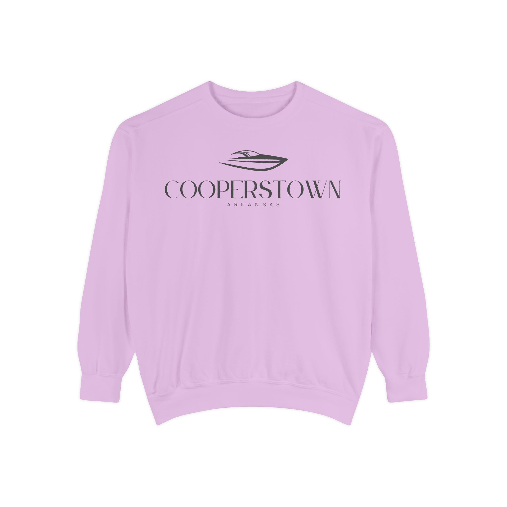 Cooperstown Chill Vibes Sweatshirt - Unisex Garment-Dyed Style, Perfect for Lounging
