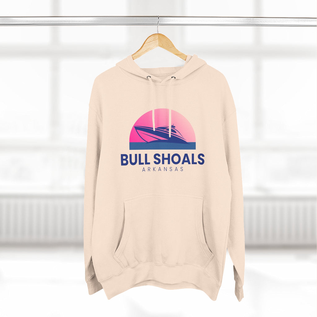 Bull Shoals Vibes Hoodie with Design, Perfect for Autumn Lovers, Comfortable and Stylish, Great Gift for Vacations