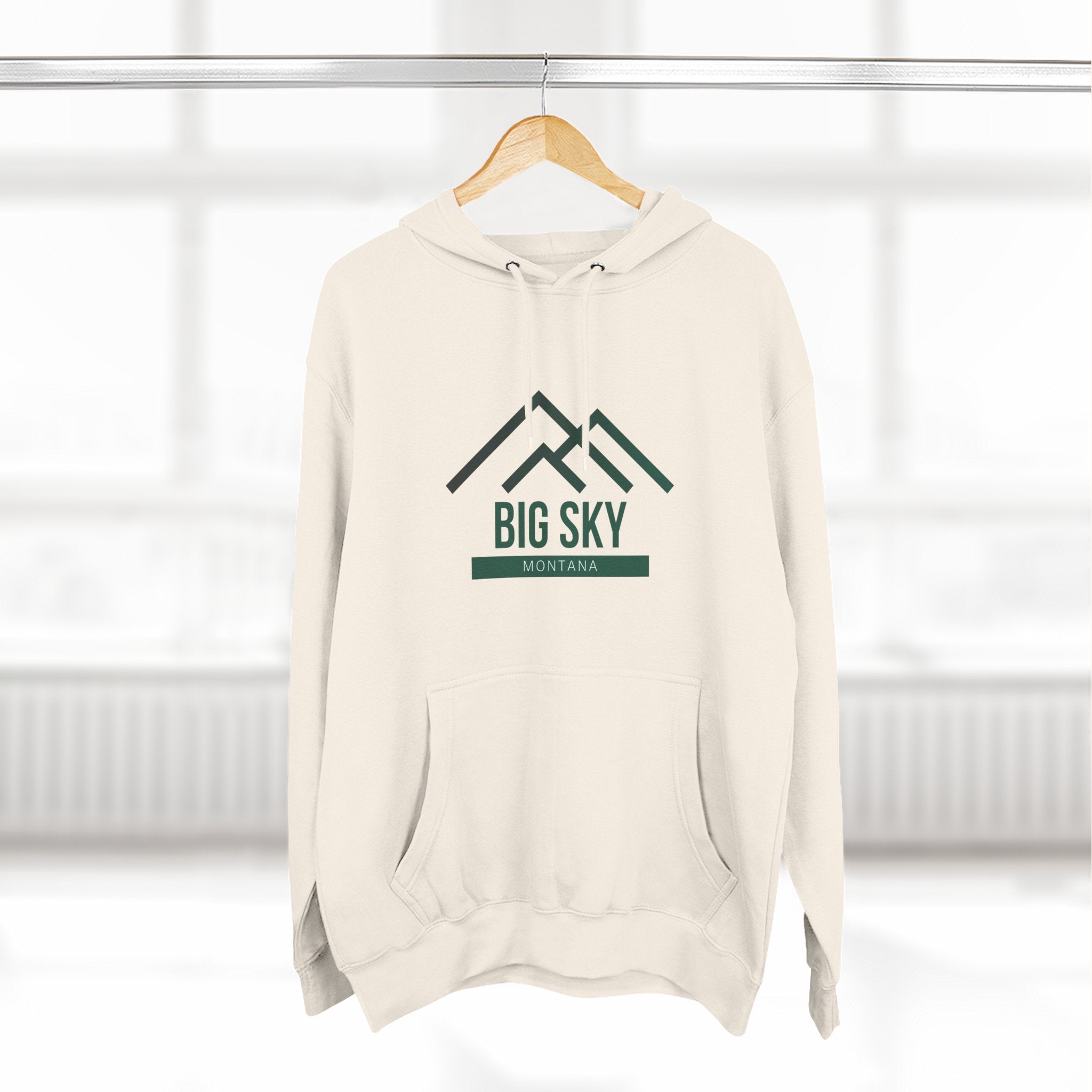Big Sky Vibes Hoodie with Design, Perfect for Autumn Lovers, Comfortable and Stylish, Great Gift for Vacations