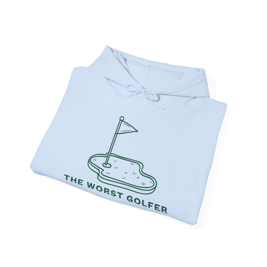 Funny Golf Sweatshirt for The Worst Golfer, Unisex Hooded Sweatshirt, Gift for Golf Lovers, Casual Hoodie, Golfing Apparel