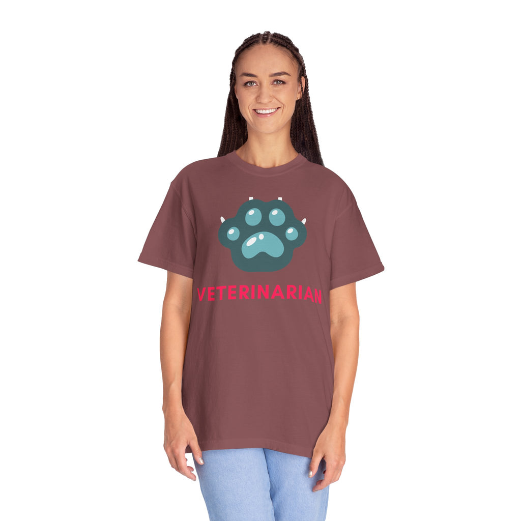 Veterinarian Themed Unisex T-Shirt, Gift for Animal Lovers, Pet Owner Apparel, Cute Veterinary Shirt, Comfortable Dog Lover Tee