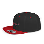 Wellesley Stylish Flat Bill Snapback Hat with Design, Perfect for Casual Outings, Streetwear, Gifts, Festivals, Everyday Wear