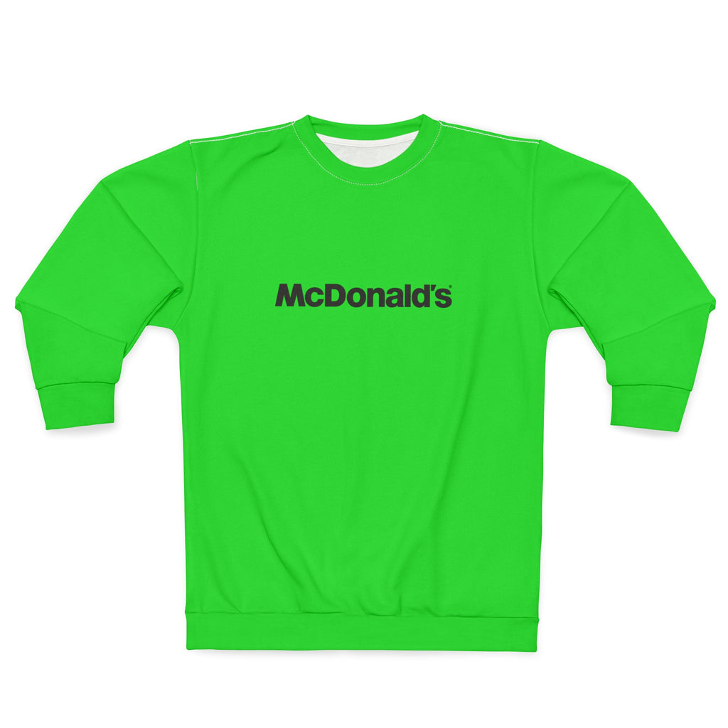 McDonald's Signature Series Vivid Green Crew Sweatshirt