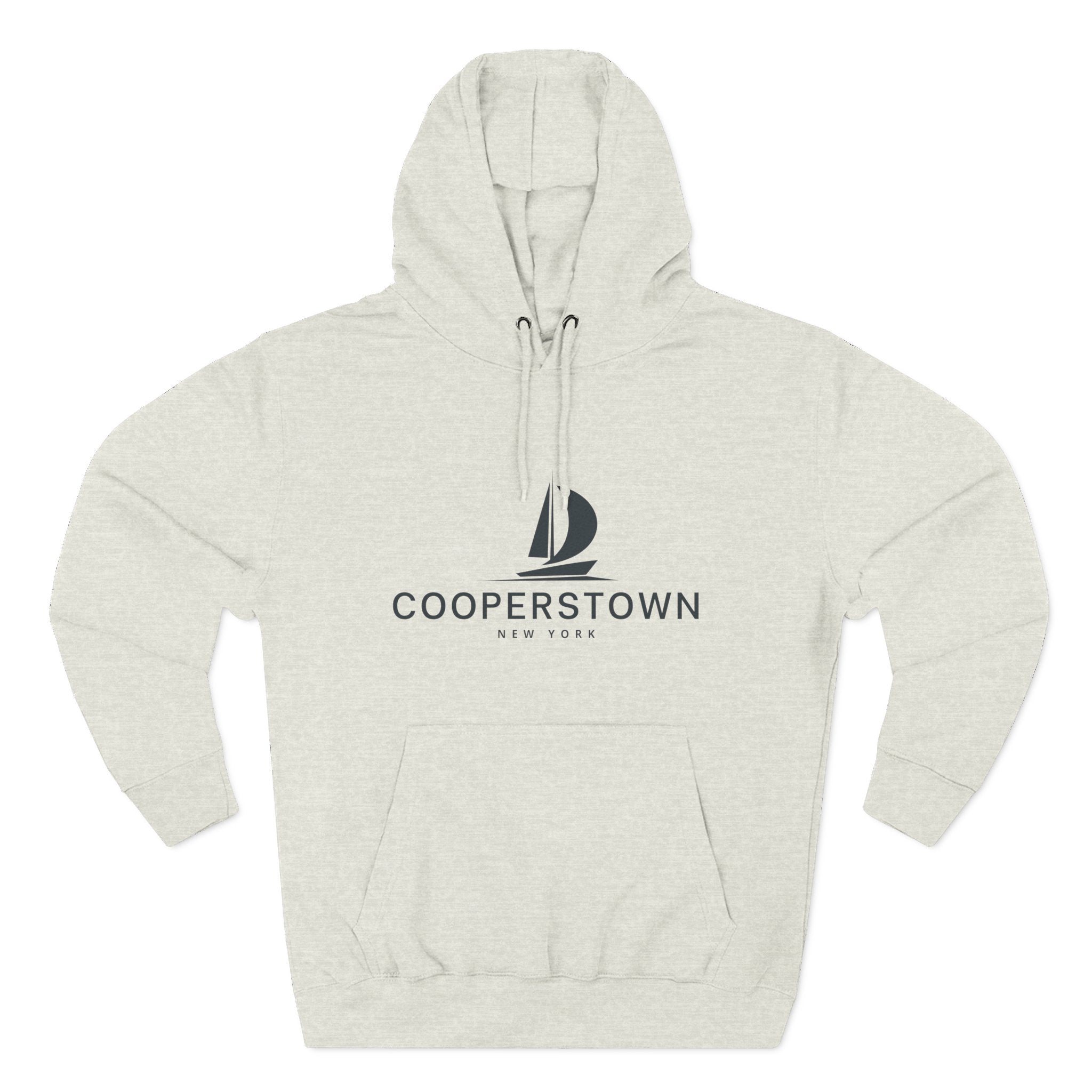 Cooperstown Inspired Fleece Hoodie, Casual Wear, Relaxation, Gift for Autumn Lovers, Travel Essential