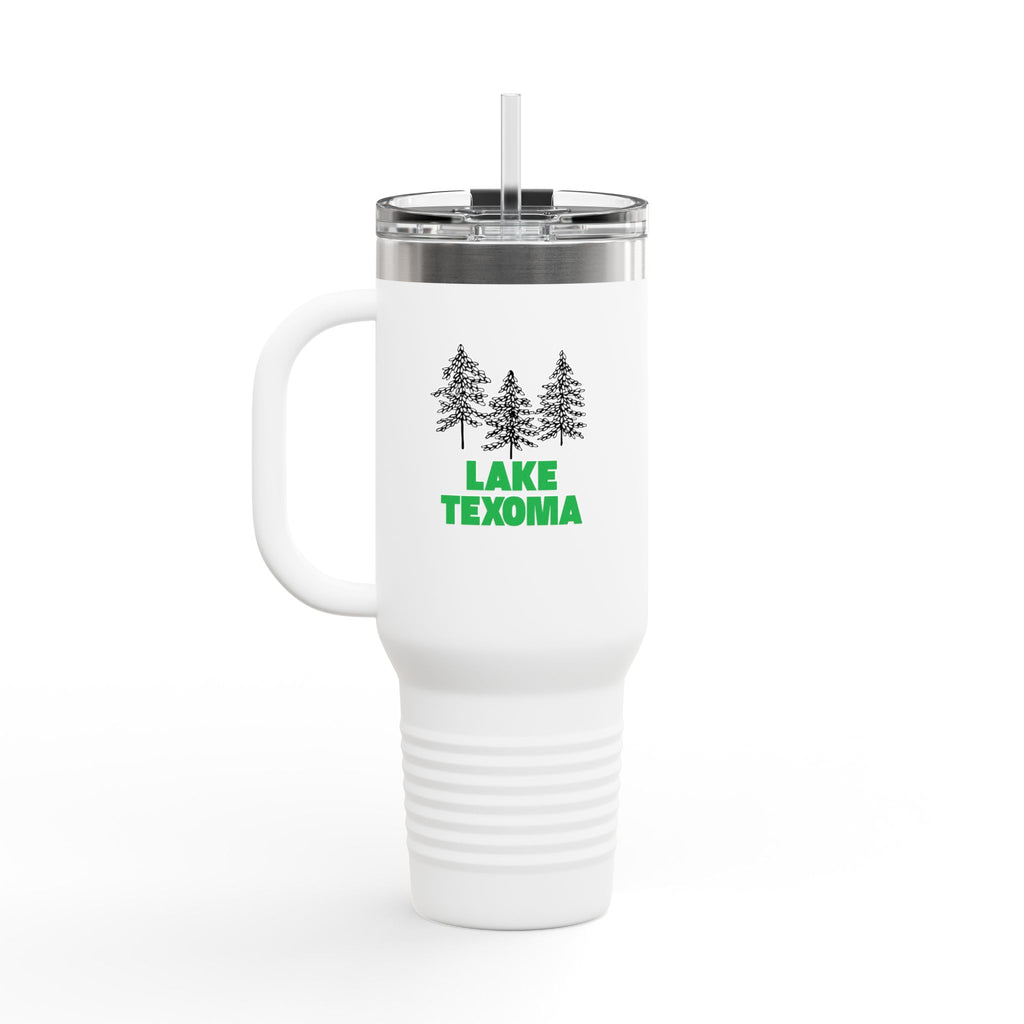 Lake Texoma Insulated Travel Mug, 40oz - Perfect for Camping, Road Trips, Gifts, Outdoor Adventures, Summer Fun