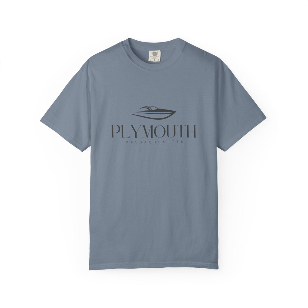 Plymouth Chill Vibes Tee - Unisex Garment-Dyed T-shirt for Autumn Lovers, Casual Wear, Gifts for Him/Her