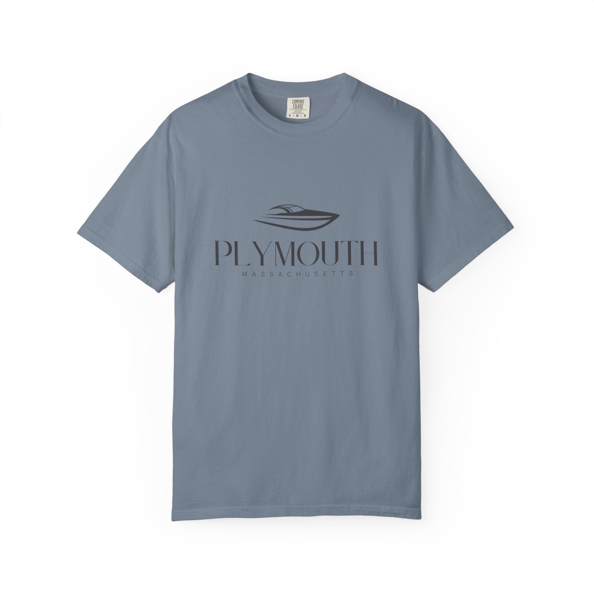 Plymouth Chill Vibes Tee - Unisex Garment-Dyed T-shirt for Autumn Lovers, Casual Wear, Gifts for Him/Her