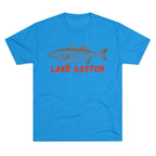 Lake Gaston Fishing Tee, Unisex Crew Neck Shirt, Summer Lake Apparel, Gift for Fishermen, Outdoor Adventure T-Shirt, Lake House Style