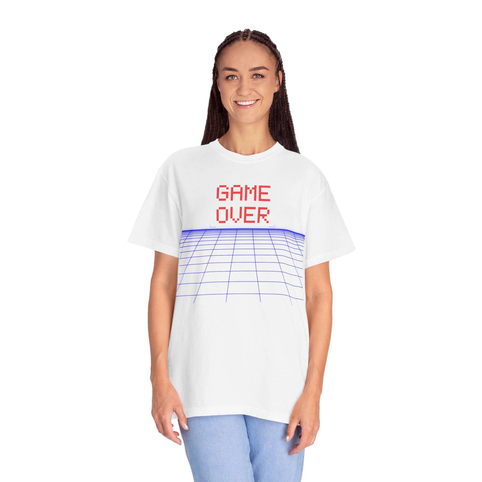 Gamer - Game Over - Unisex Garment-Dyed T-shirt