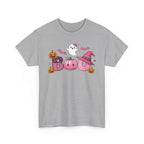 Halloween Ghostly Boo Tee, Unisex Halloween T-Shirt, Trick or Treat Shirt, Spooky Season Apparel, Cute Halloween Gift