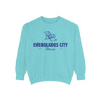 Everglades City Vibes Unisex Sweatshirt | Garment-Dyed Comfort, Perfect for Casual Outings, Travel, Gifts, Autumn Days