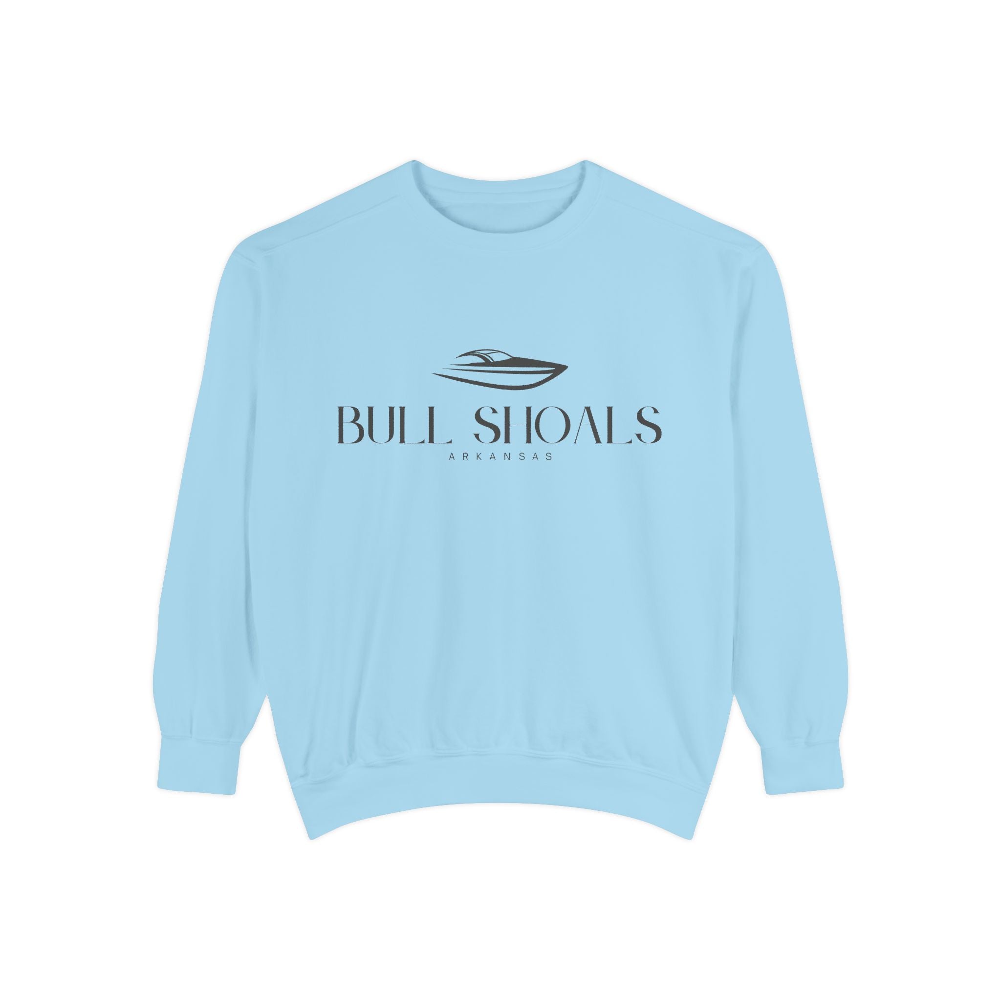 Bull Shoals Chill Vibes Sweatshirt - Unisex Garment-Dyed Style, Perfect for Lounging