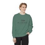Plymouth Chill Vibes Sweatshirt - Unisex Garment-Dyed Style, Perfect for Lounging