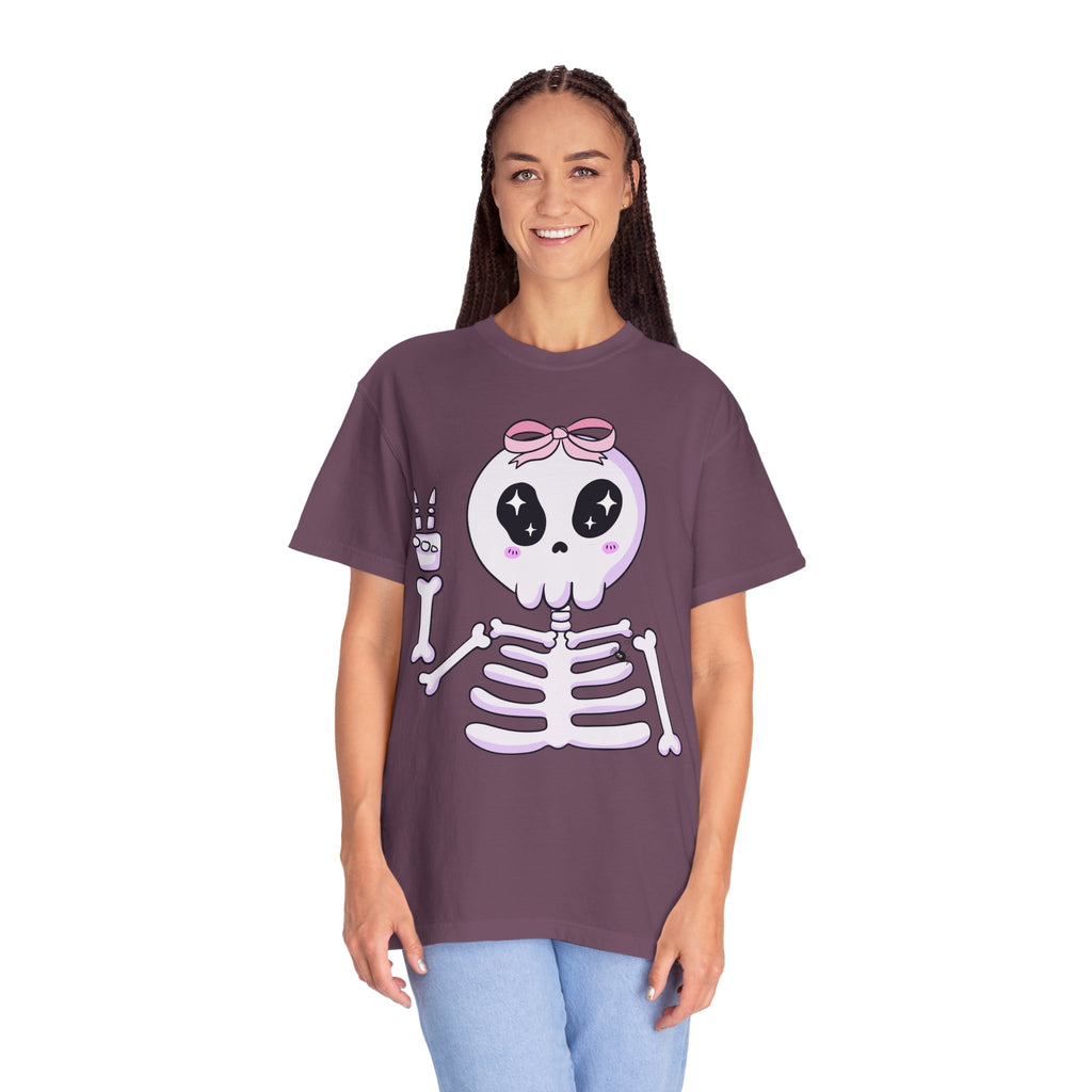 Halloween Unisex T-shirt, Spooky Skeleton Tee, Cute Halloween Shirt, Halloween Costume, Halloween Party Top