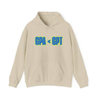 4.0 GPA < GPT 5.0 - Trendy GPA < GPT Sweatshirt for Students, Gift for College, Casual Wear, Study Sessions, Graduation