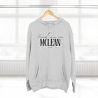 McLean Stylish Three-Panel Fleece Hoodie for Everyday Comfort, Personalized Gift, Casual Wear, Unisex Hoodie, Cozy Fashion