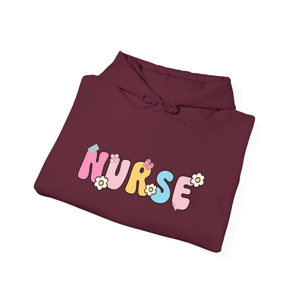 Cute Nurse Hoodie for Healthcare Workers, Cozy Sweatshirt for Nurses, Gift for Nursing Students, Healthcare Appreciation