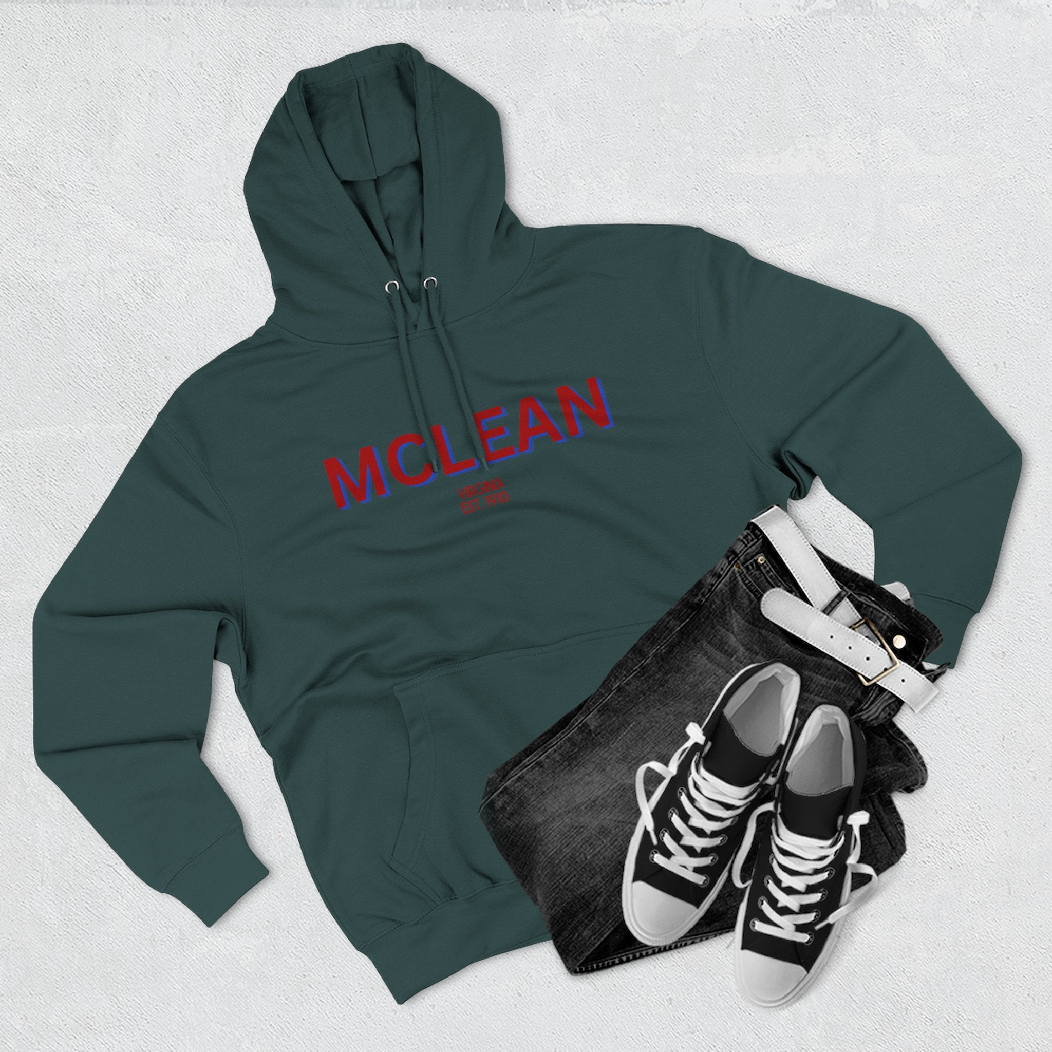 McLean Fleece Hoodie, Casual Sweatshirt, Cozy Layering Piece, Perfect Gift for All Occasions, Stylish Streetwear