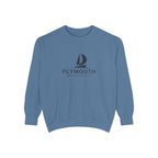 Plymouth Vibes Unisex Sweatshirt | Garment-Dyed Comfort, Perfect for Casual Outings, Travel, Gifts, Autumn Days