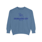 Everglades City Vibes Unisex Sweatshirt | Garment-Dyed Comfort, Perfect for Casual Outings, Travel, Gifts, Autumn Days