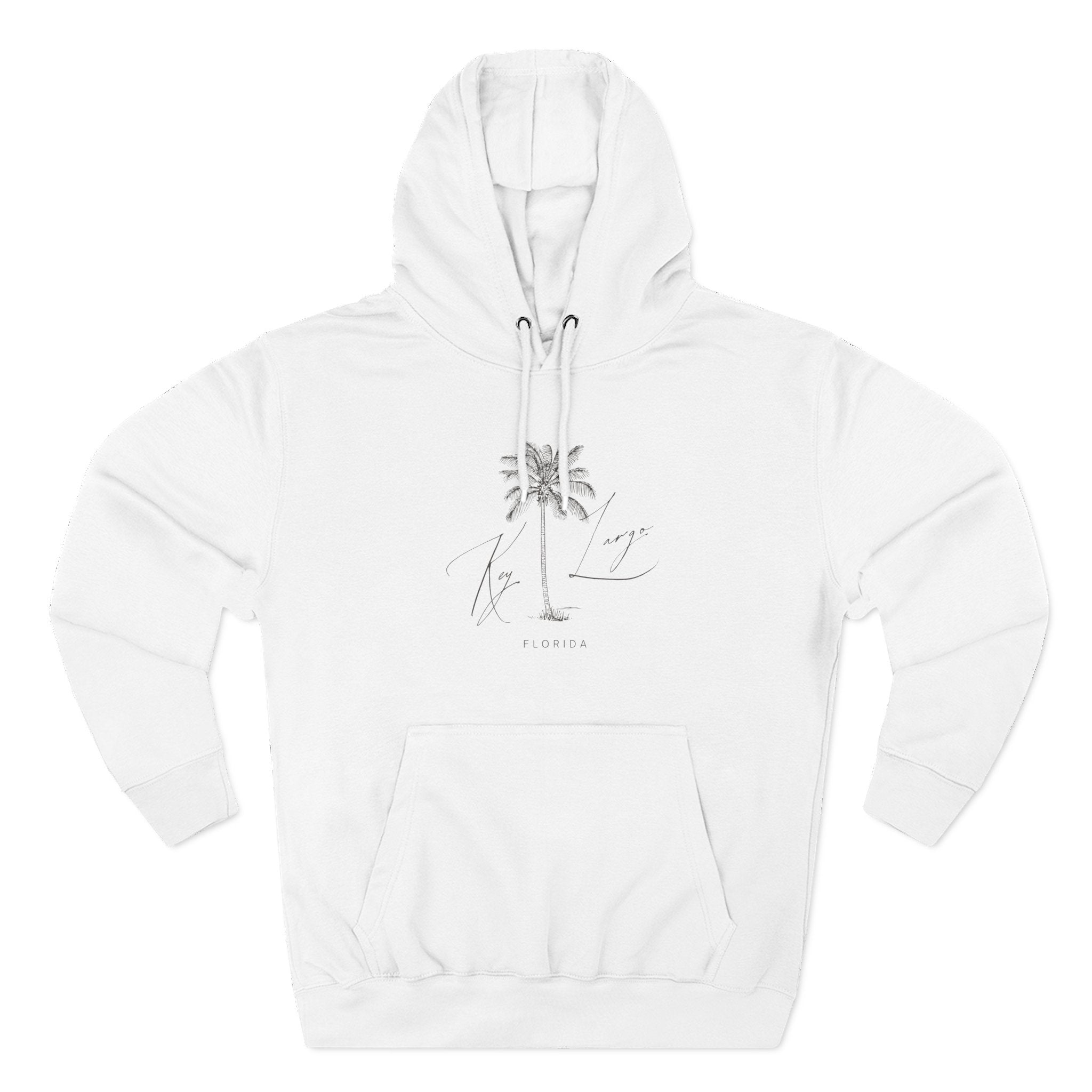 Key Largo Stylish Three-Panel Fleece Hoodie for Cozy Days, Casual Wear, Warm Layering, Gift for Him or Her