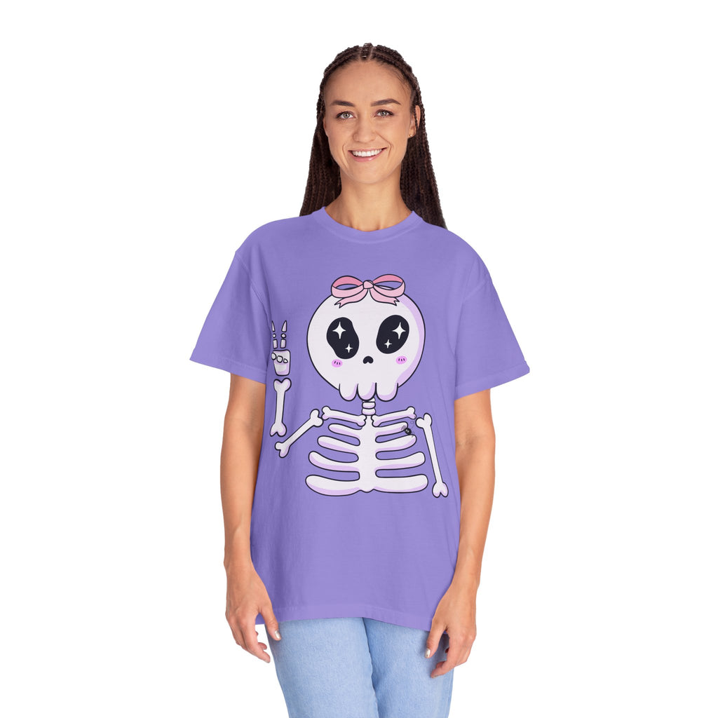 Halloween Unisex T-shirt, Spooky Skeleton Tee, Cute Halloween Shirt, Halloween Costume, Halloween Party Top