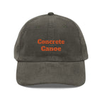 Concrete Canoe Embroidered Cap