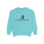 Cooperstown Vibes Unisex Sweatshirt | Garment-Dyed Comfort, Perfect for Casual Outings, Travel, Gifts, Autumn Days