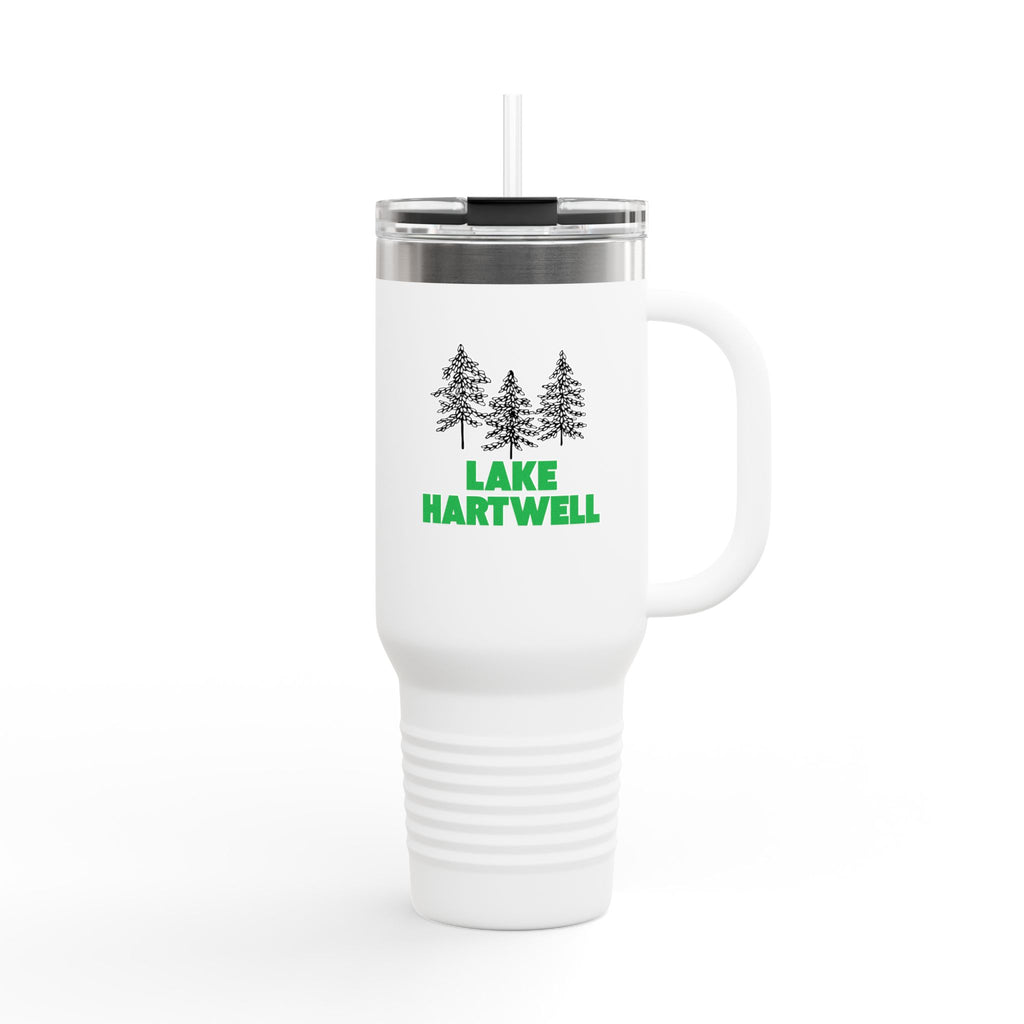 Lake Hartwell Insulated Travel Mug, 40oz - Perfect for Camping, Road Trips, Gifts, Outdoor Adventures, Summer Fun