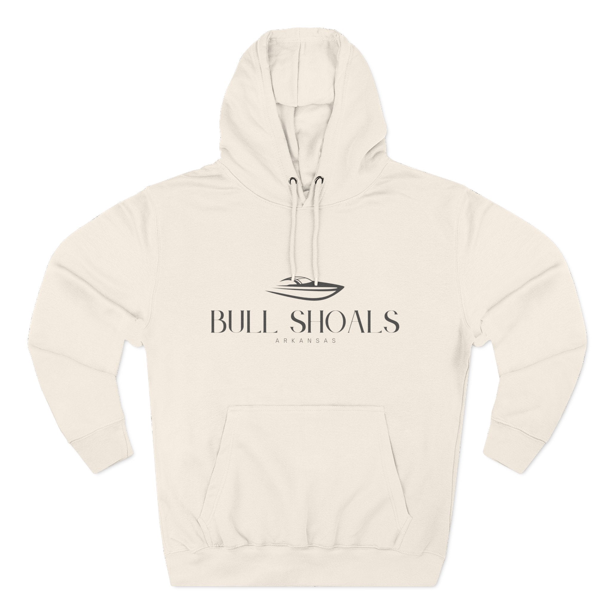Bull Shoals Stylish Three-Panel Fleece Hoodie for Cozy Days, Casual Wear, Warm Layering, Gift for Him or Her