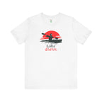 Lake Gaston Tee - Kayaking Graphic Unisex Jersey Short Sleeve Shirt, Outdoor Adventure Gift, Summer Vibes, Lake Lover Apparel