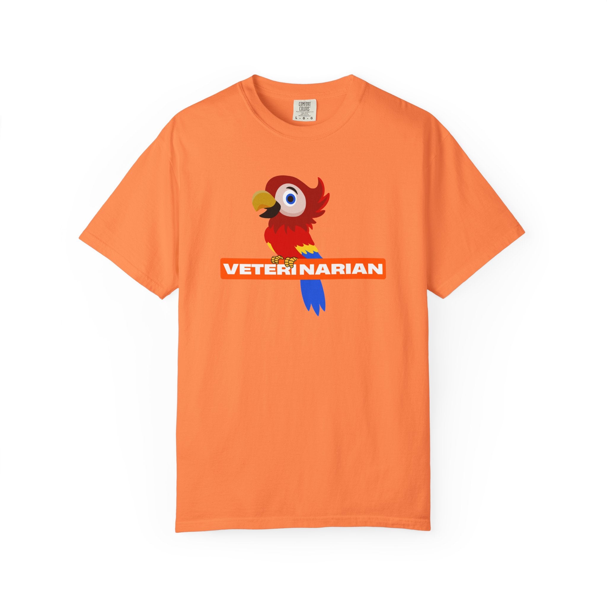 Veterinarian Parrot T-Shirt | Cute Animal Lover Shirt, Unisex Teen Gift, Animal Care Apparel, Funny Pet Shirt, Veterinary Gifts